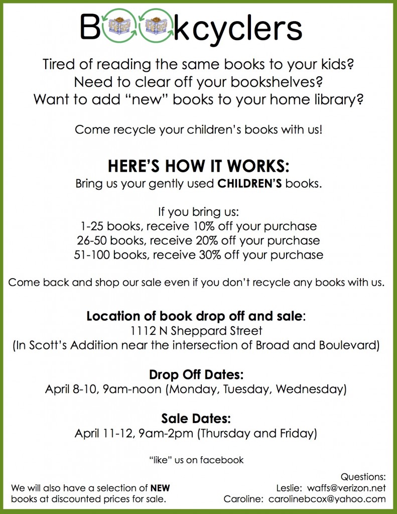 Bookcyclers flyer