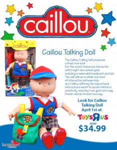 CaillouTalkingDoll Pager