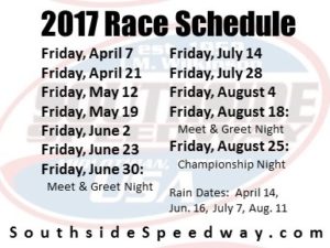 SSS 2017 Race Schedule smaller